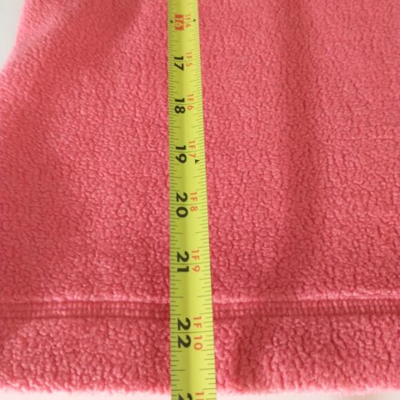 Vineyard Vines Fleece Sweatshirt Women's XXS Salmon 1/4 Zip Long Sleeve Pullover - Picture 8 of 9